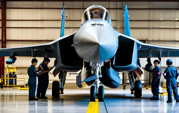 공군의 전투기 무장 정비 - A group of highly focused and dedicated Republic of Korea Air Force (ROKAF) armament maintainers, dr...