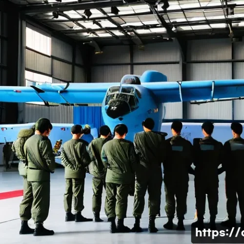 공군의 공군 특수부대 낙하산 훈련 - **Image Prompt 1: Initial Parachute Training - Overcoming the Edge**
    A group of young Korean Air...