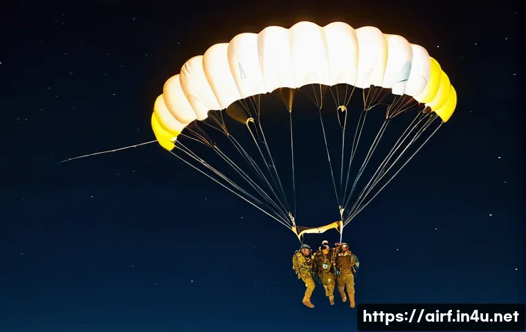 하늘을 가르는 붉은 베레, 공군 특수부대 낙하산 훈련의 숨겨진 진실 3 공군의 공군 특수부대 낙하산 훈련 관련 이미지 1